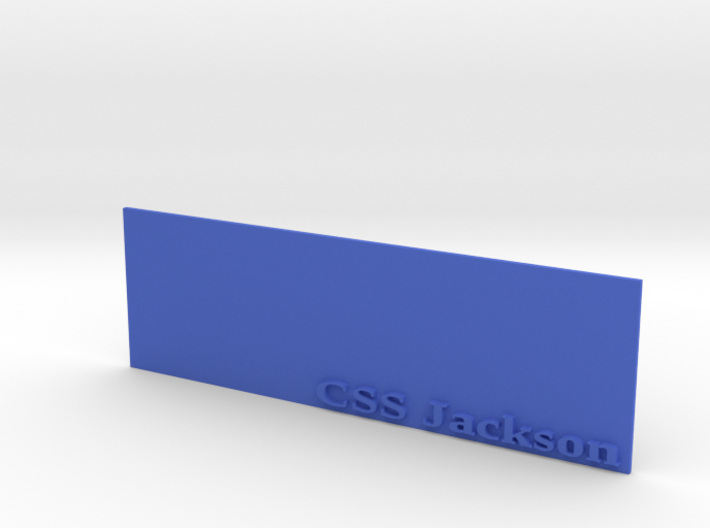 Base for 1/600 CSS Jackson 3d printed