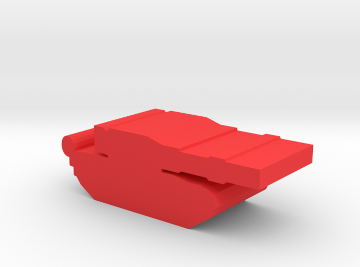 Game Piece, Red Force T-80 Tank 3d printed