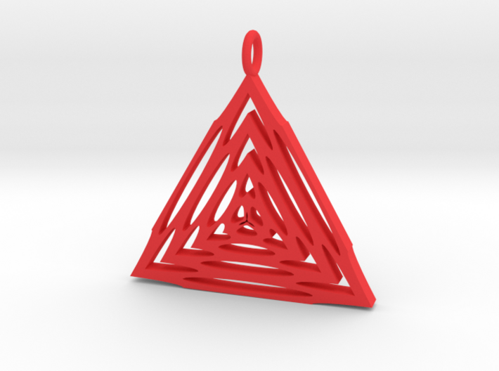 Trianglular Pendant 3d printed