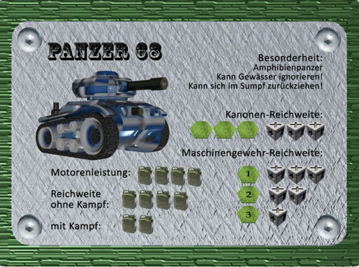 Panzer 68' 3d printed 