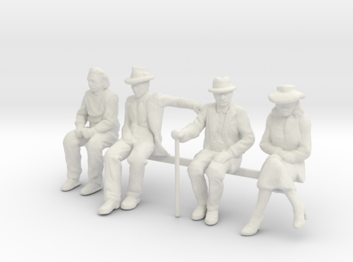 1:48 scale SEATED FIGURE PACK 3d printed