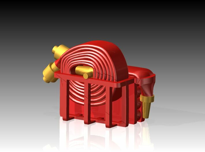 Fire Hose - Flaked &amp; Rolled x 6 1/144 3d printed
