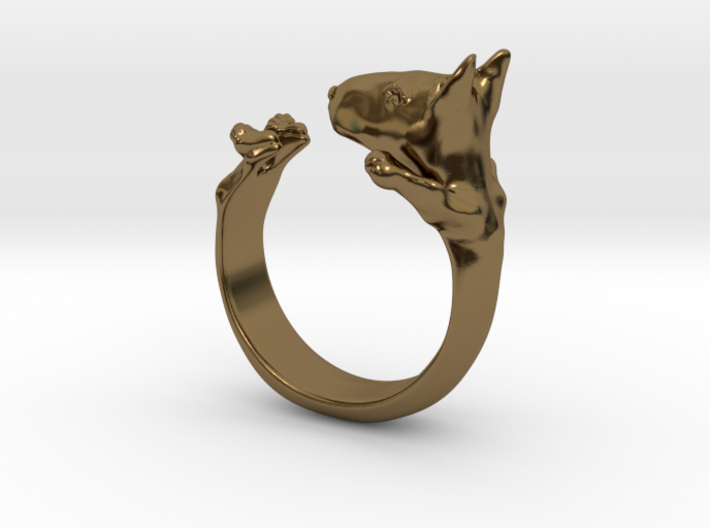 BullTerrier ring size 13 3d printed