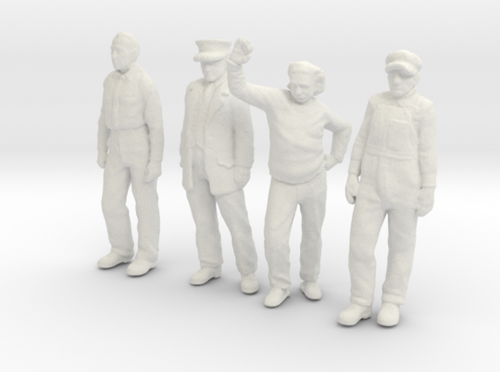 1:48 scale Standing figure pack WS 3d printed