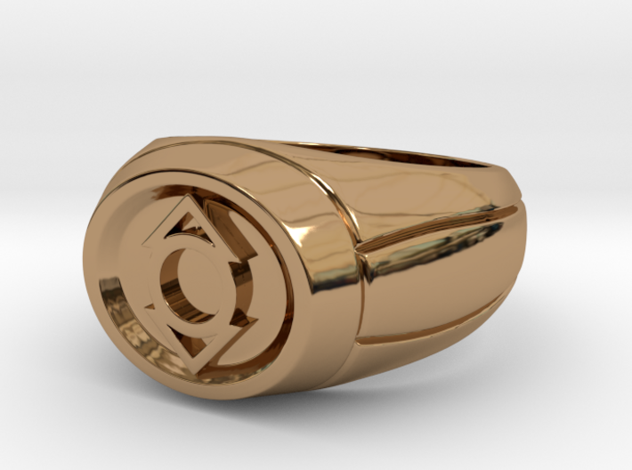 Indigo Lantern Ring 3d printed
