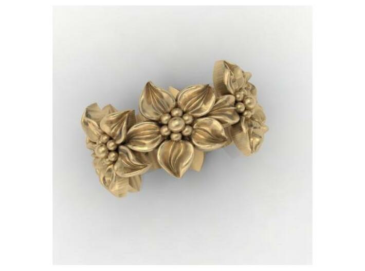 Flower Ring Size 7 3d printed