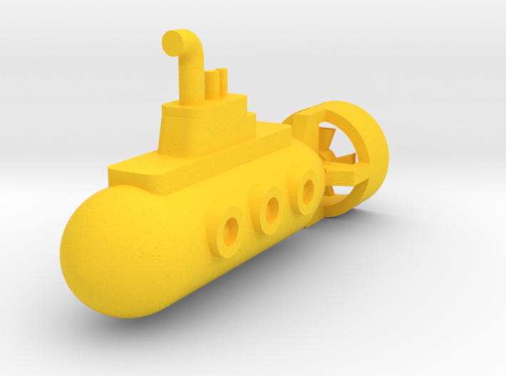 Toy Submarine 3d printed