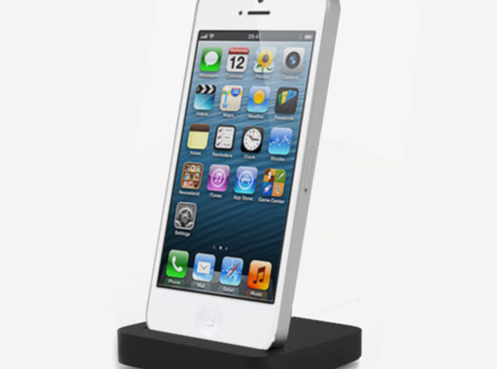 Iphone 5 elevation dock 3d printed