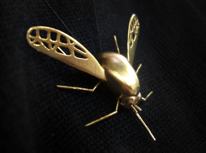Bee Fly Pendant 3d printed