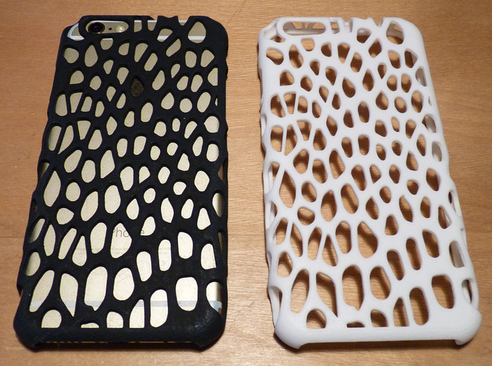 Reptile skin iPhone 6 Case 3d printed Black Strong &amp; Flexible and White Strong &amp; Flexible Polished