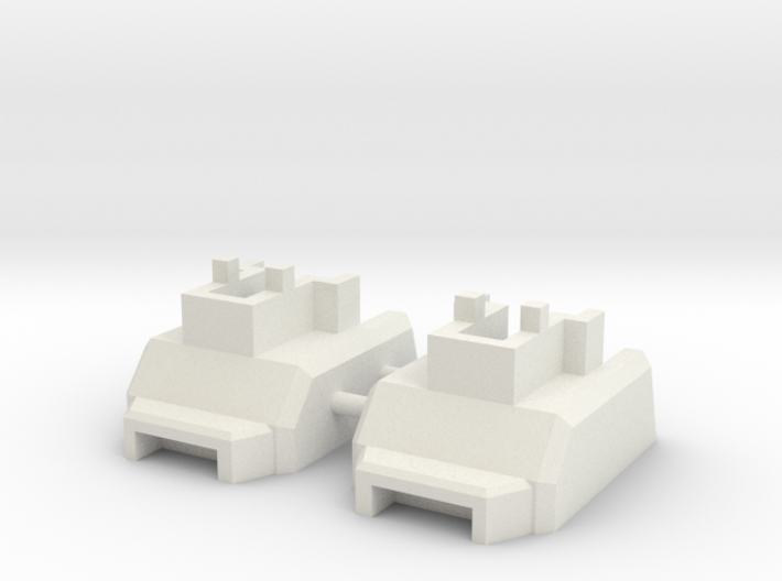 Customatron - Landformer - Feet Kit (Lrg) 3d printed