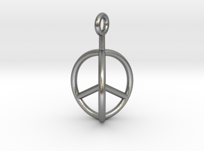 3D　Peace Mark 3d printed
