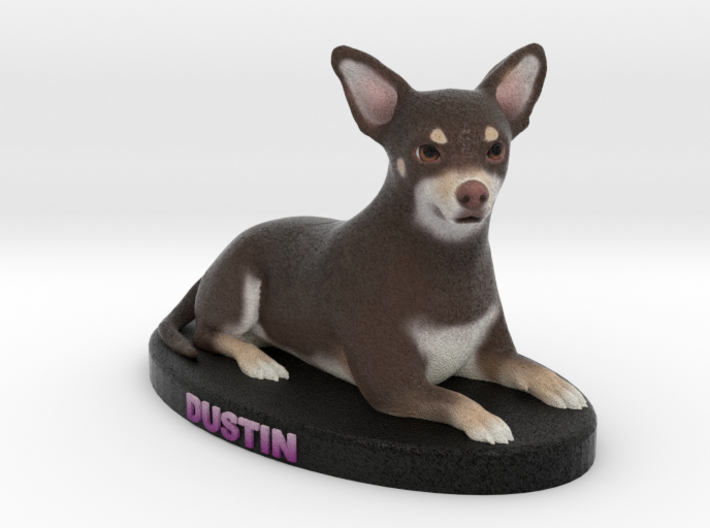 Custom Dog Figurine - Dustin 3d printed