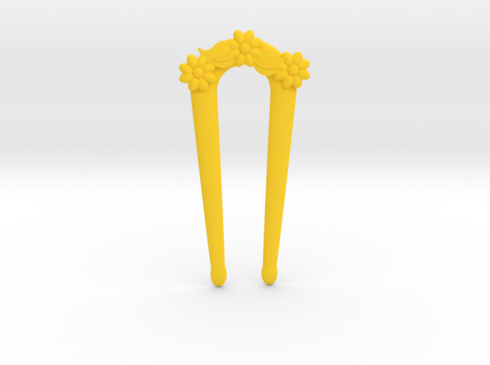 Hairfork Flower Arch 10cm hair fork 3d printed
