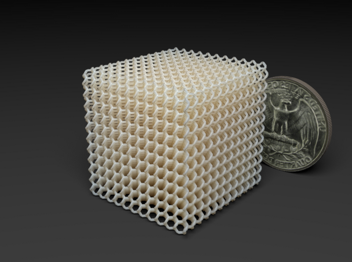 Microstructures: 10-3-a 2.5mm cells 3d printed