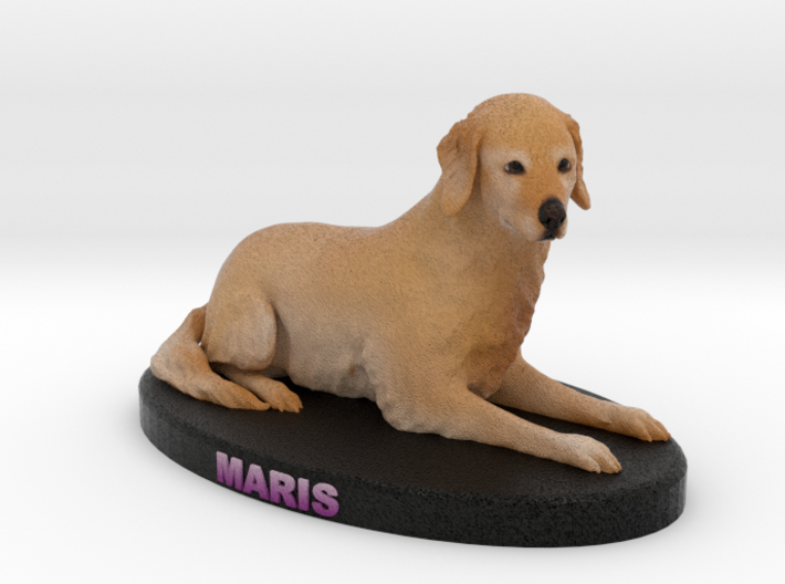 Custom dog figurine - Maris 3d printed