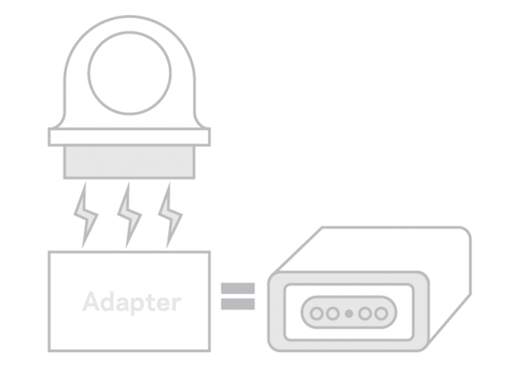 KeyBit - MagSafe Adapter Key Ring (beta) 3d printed 