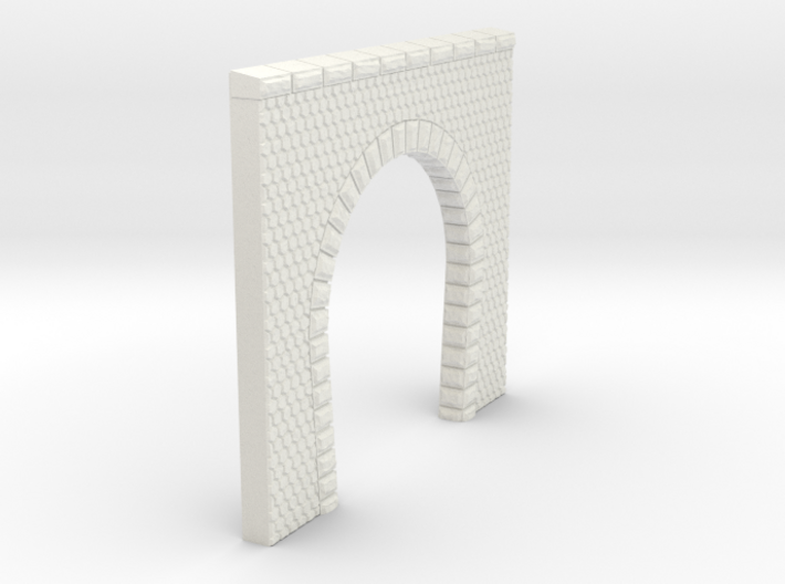 NT11 Tunnel portal for single track 3d printed 