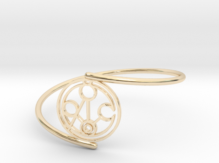 Meghan - Bracelet Thin Spiral 3d printed