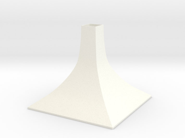 Squared Medium Conical Vase 3d printed