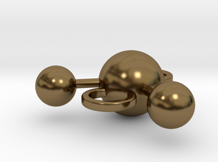water molecule bead 3d printed