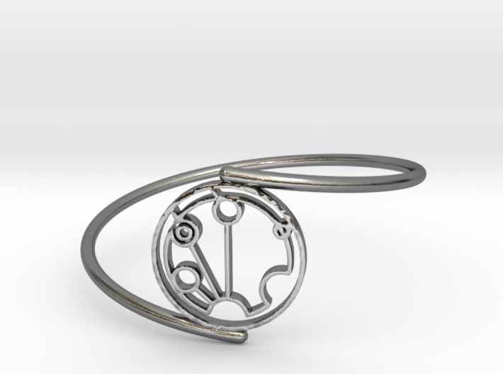 Stephen - Bracelet Thin Spiral 3d printed