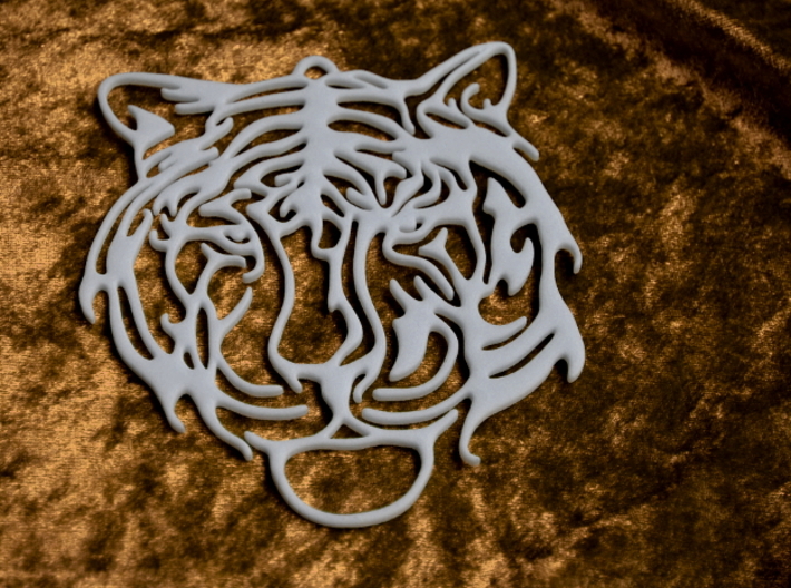 Big Tiger Amulet 3d printed 