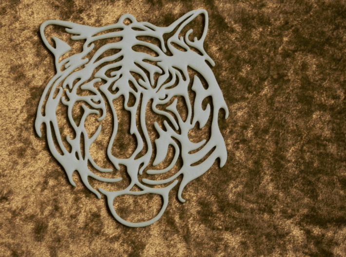 Big Tiger Amulet 3d printed