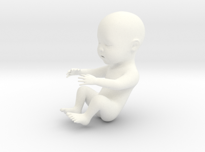 Baby in 5cm Passed 3d printed