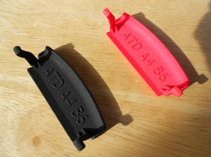 Audi A4 B6 armrest lid standart 3d printed Black and Red example