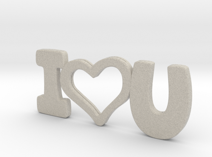 I Love You - Photo Frame 3d printed