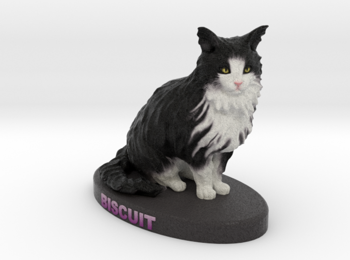 Custom Cat FIgurine - Biscuit 3d printed