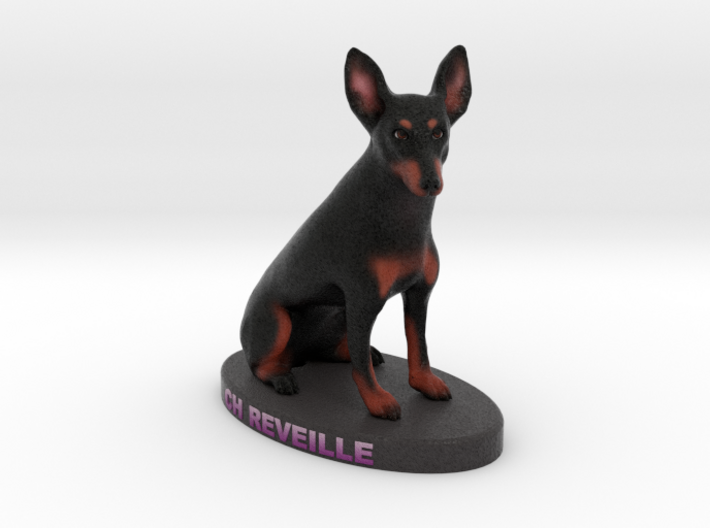 Custom Dog Figurine - ChReveille 3d printed