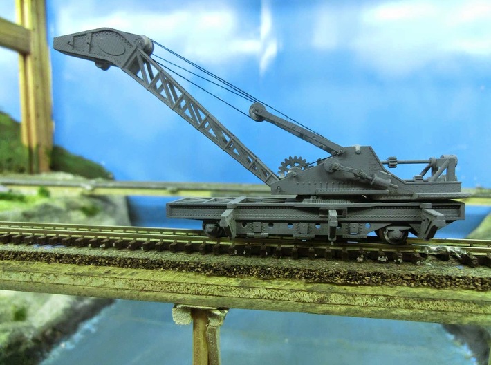 Nz120 (1/5) Craven 40-ton Steam Crane - Chassis 3d printed