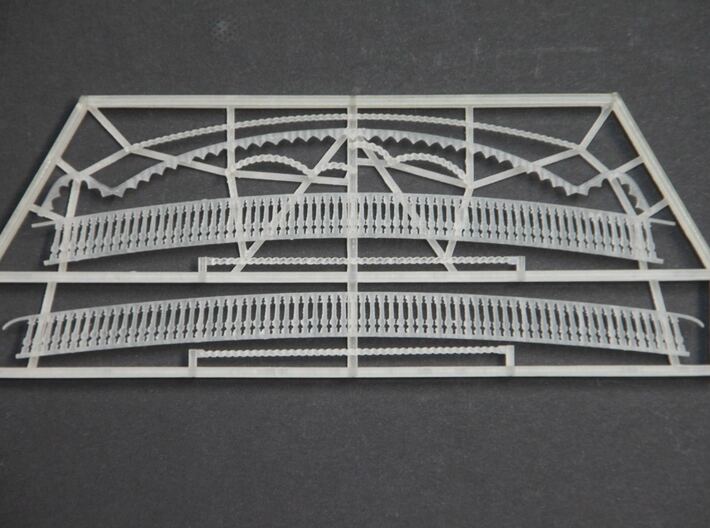 1:84 HMS Victory Stern Gallery Decoration 3d printed Photo of 1:78 version