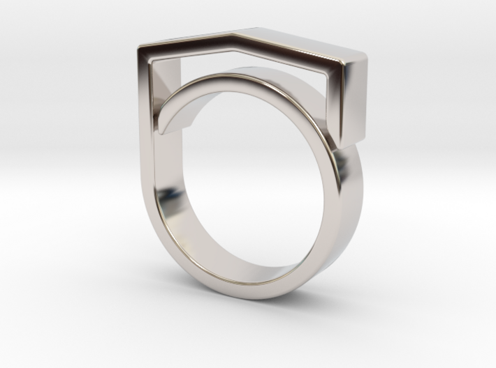 Adjustable ring for men. Model 4. 3d printed