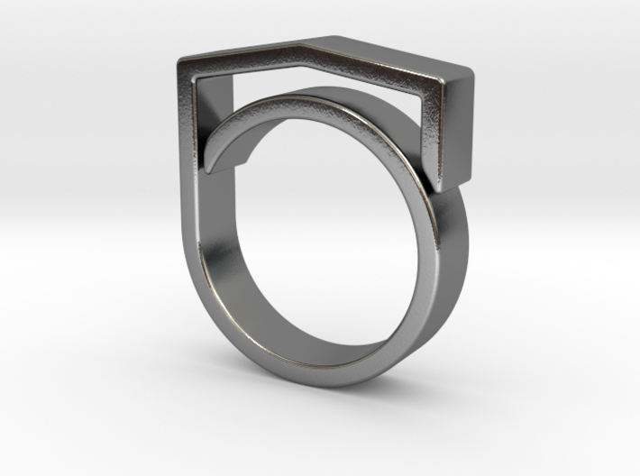 Adjustable ring for men. Model 4. 3d printed