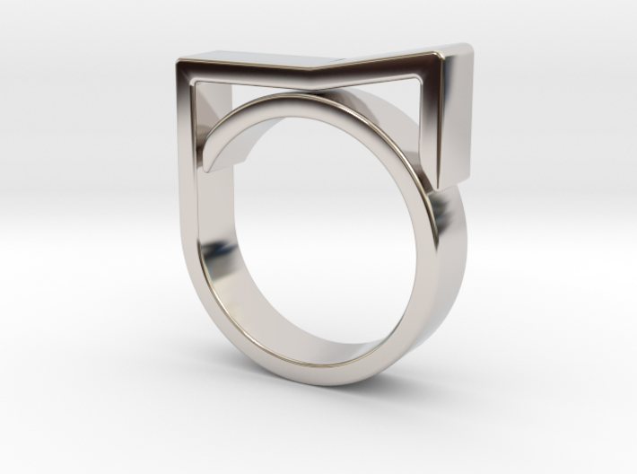 Adjustable ring for men. Model 8. 3d printed