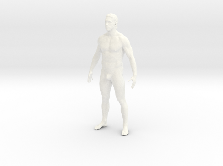 Naked man in 10cm Passed 3d printed