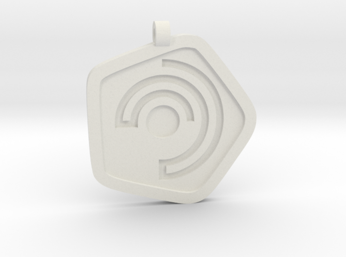 New Harmony Pendant | Flat Borders 3d printed