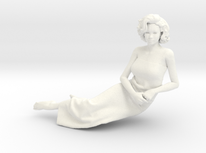 Lady sitting-006 scale 1/24 Passed 3d printed