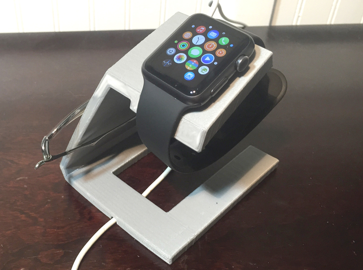 TRIO Apple Watch, iphone and Glasses Docking stati 3d printed 