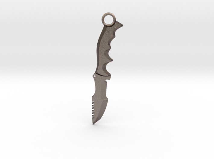 CS:GO hunting knife keychain 3d printed