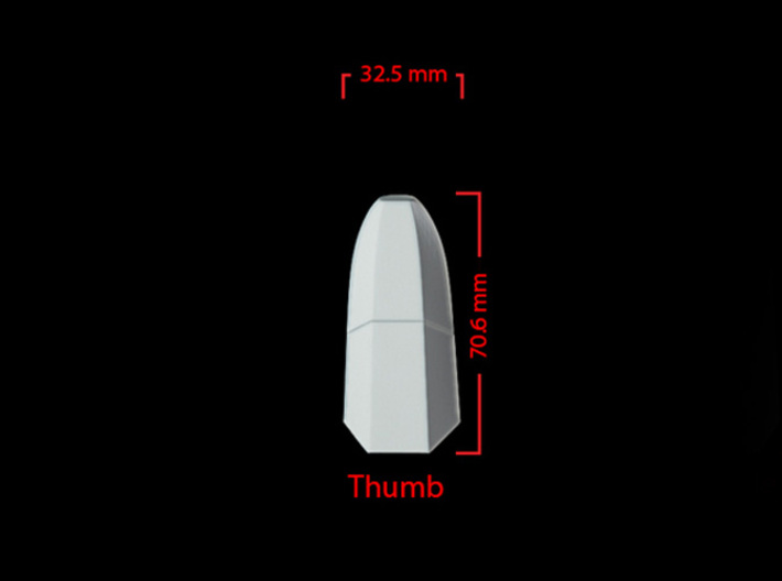 Iron Man Thumb Finger 3d printed 