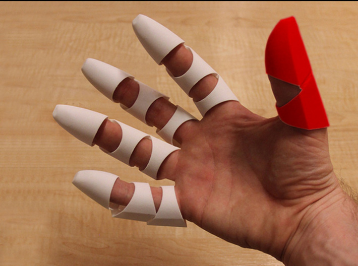 Iron Man Thumb Finger 3d printed 