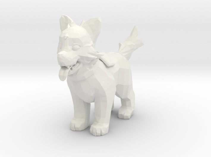 Icewrack Fluffy Wolf - Toys 3d printed
