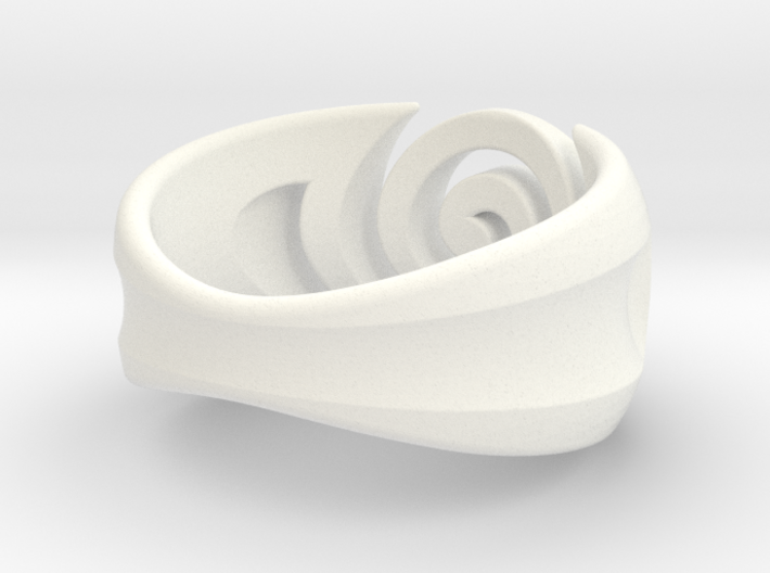 Spiral ring - Size 7 3d printed