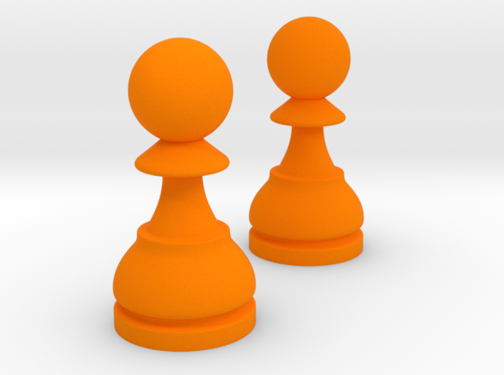 Pair Pawn Chess / Timur Pawn of Pawns 3d printed