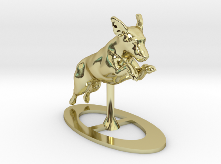 Jumping Up Jack Russell Terrier 1 3d printed