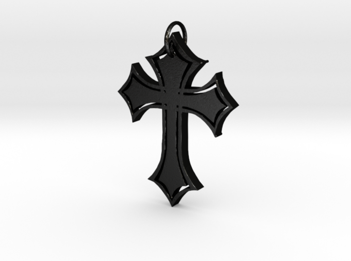 Christian Cross Pendant 3d printed